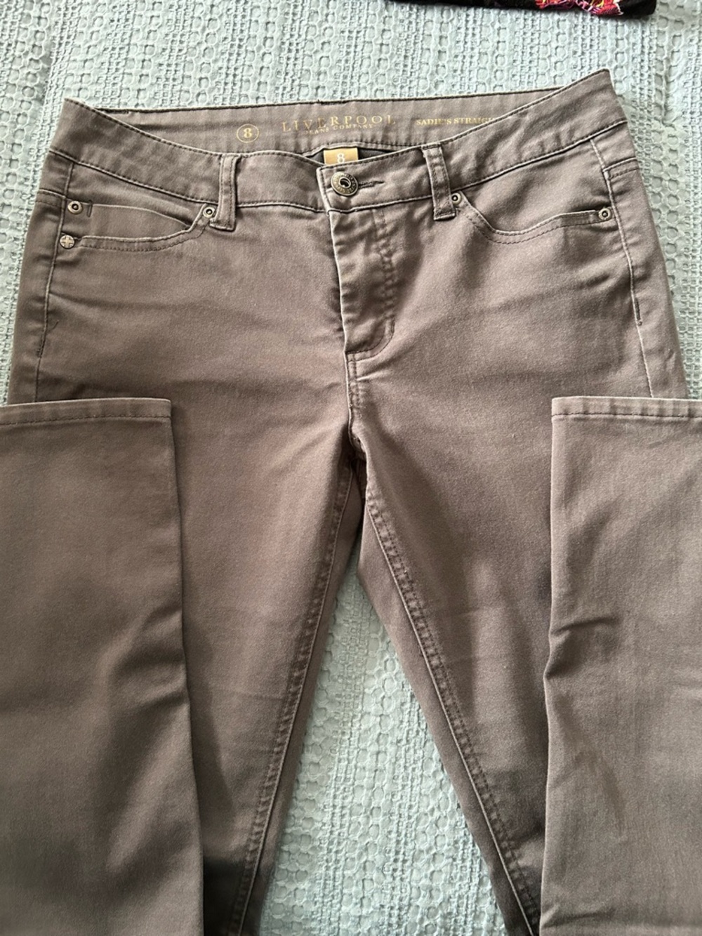 Liverpool gray SADIE’S straight leg - LET IT BE Collection